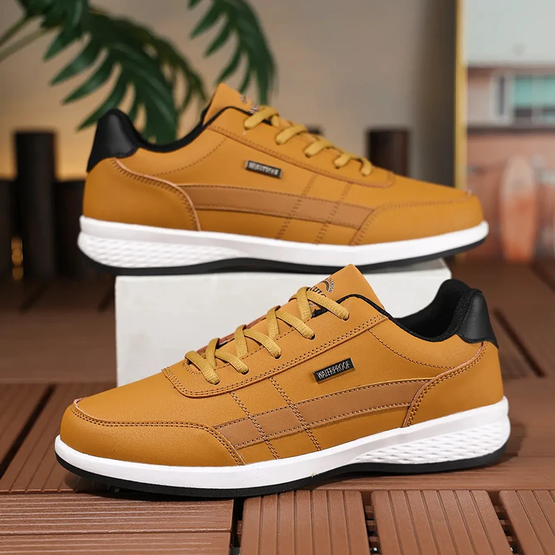 Mens Fashion Trainers - Deri PU erkek ayakkabıları spor ayakkabı