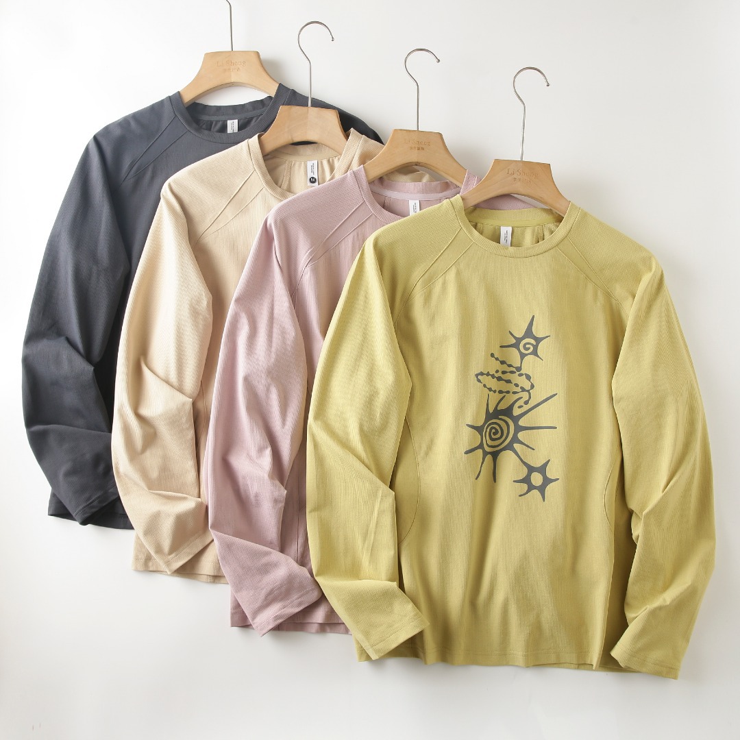 Men'S Fashion T Shirts - Unisex Yüksek Esneklikte Nefes Alabilen Uzun