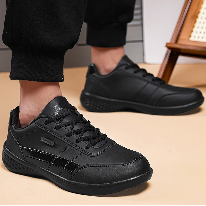 Deri PU erkek ayakkabıları spo - Mens Fashion Trainers incelemesi ve fiyatı