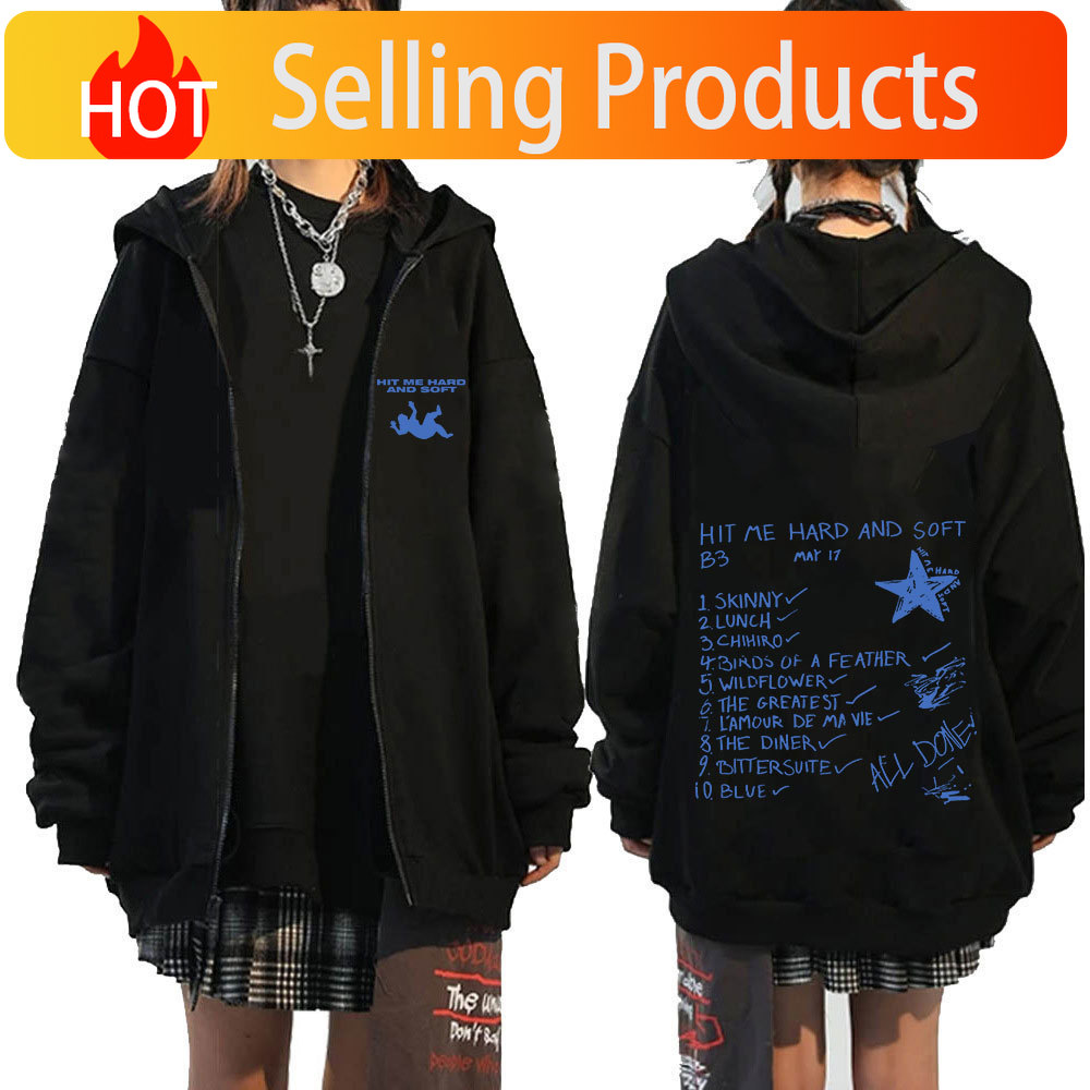 Hit Me Hard and Soft 2024 Turu - Mens Fashion Zip Up Hoodies incelemesi ve fiyatı