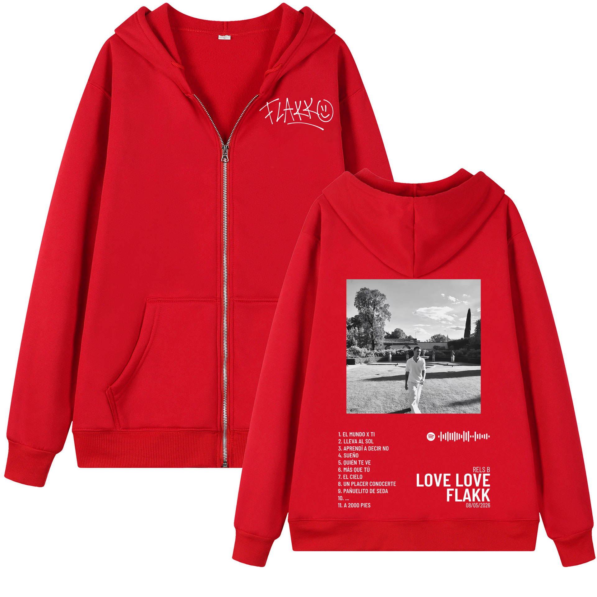 Rapper Rels B Love Love Flakk  - Mens Fashion Zip Up Hoodies incelemesi ve fiyatı
