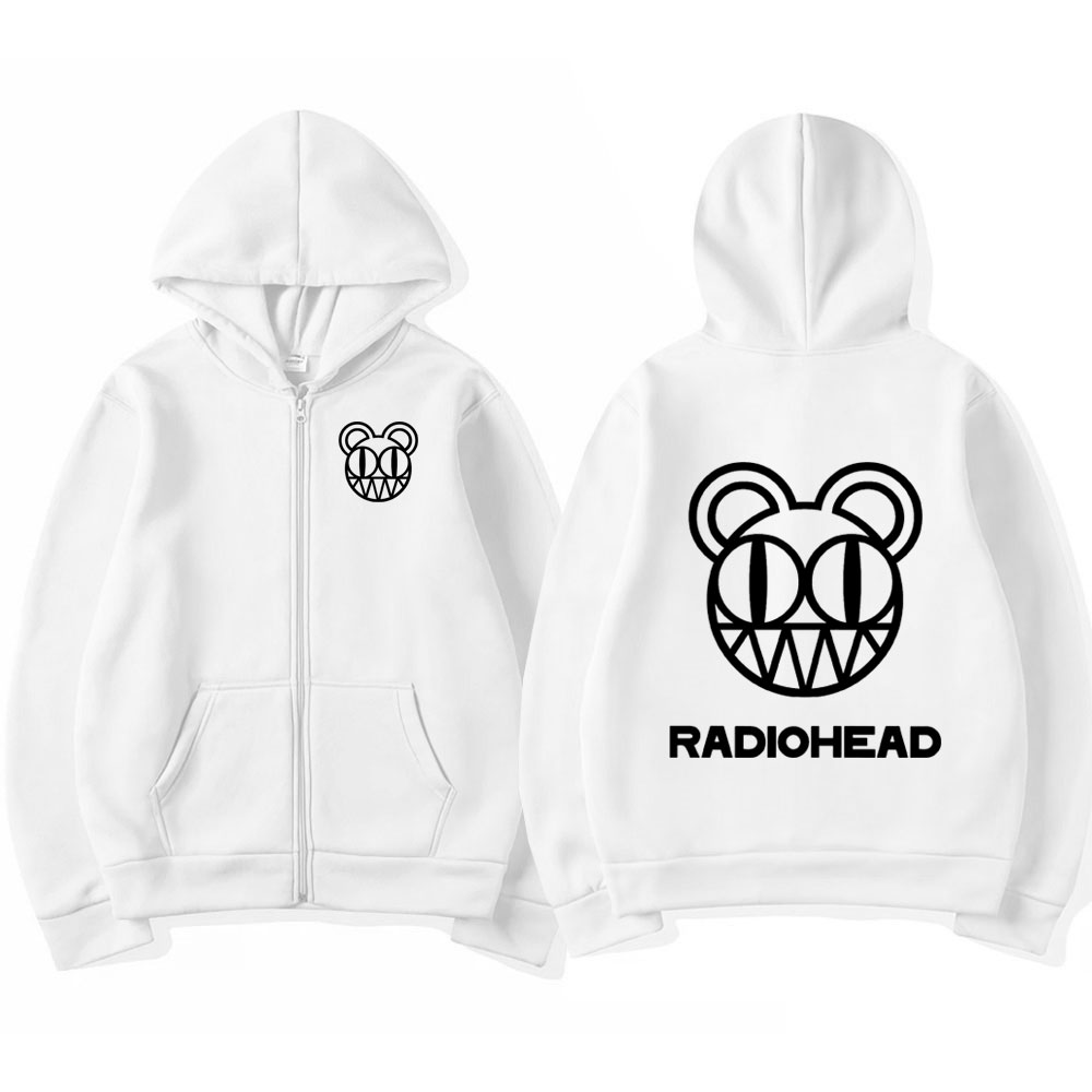 Rock Band Radiohead Logo Fermu - Mens Fashion Zip Up Hoodies incelemesi ve fiyatı