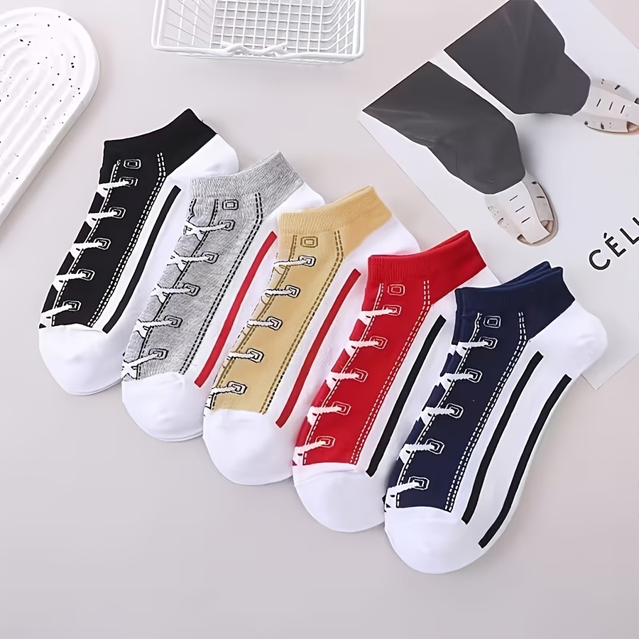 5 çift erkekler yaz ince pamuk - Socks Ankle Men incelemesi ve fiyatı