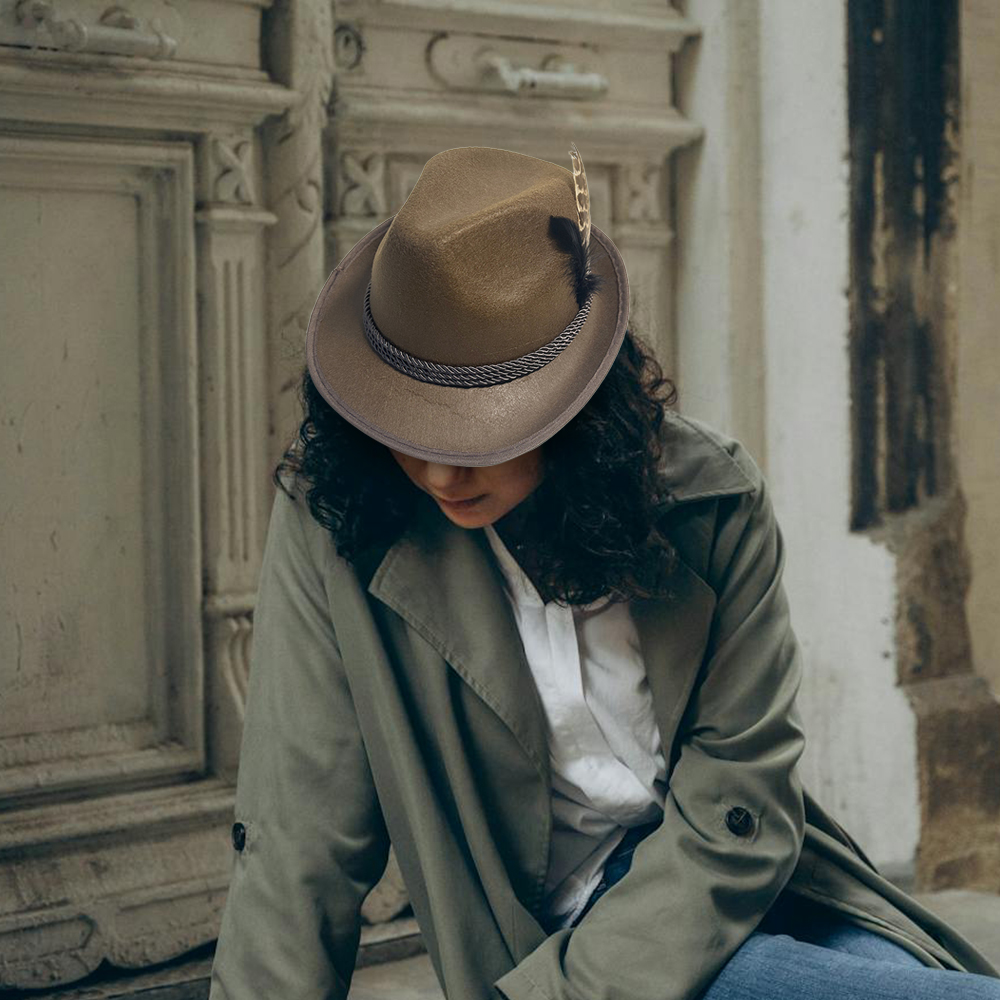 Moda Tüy Süslemeli Şapka Batı  - Men'S Fashion With Hat incelemesi ve fiyatı