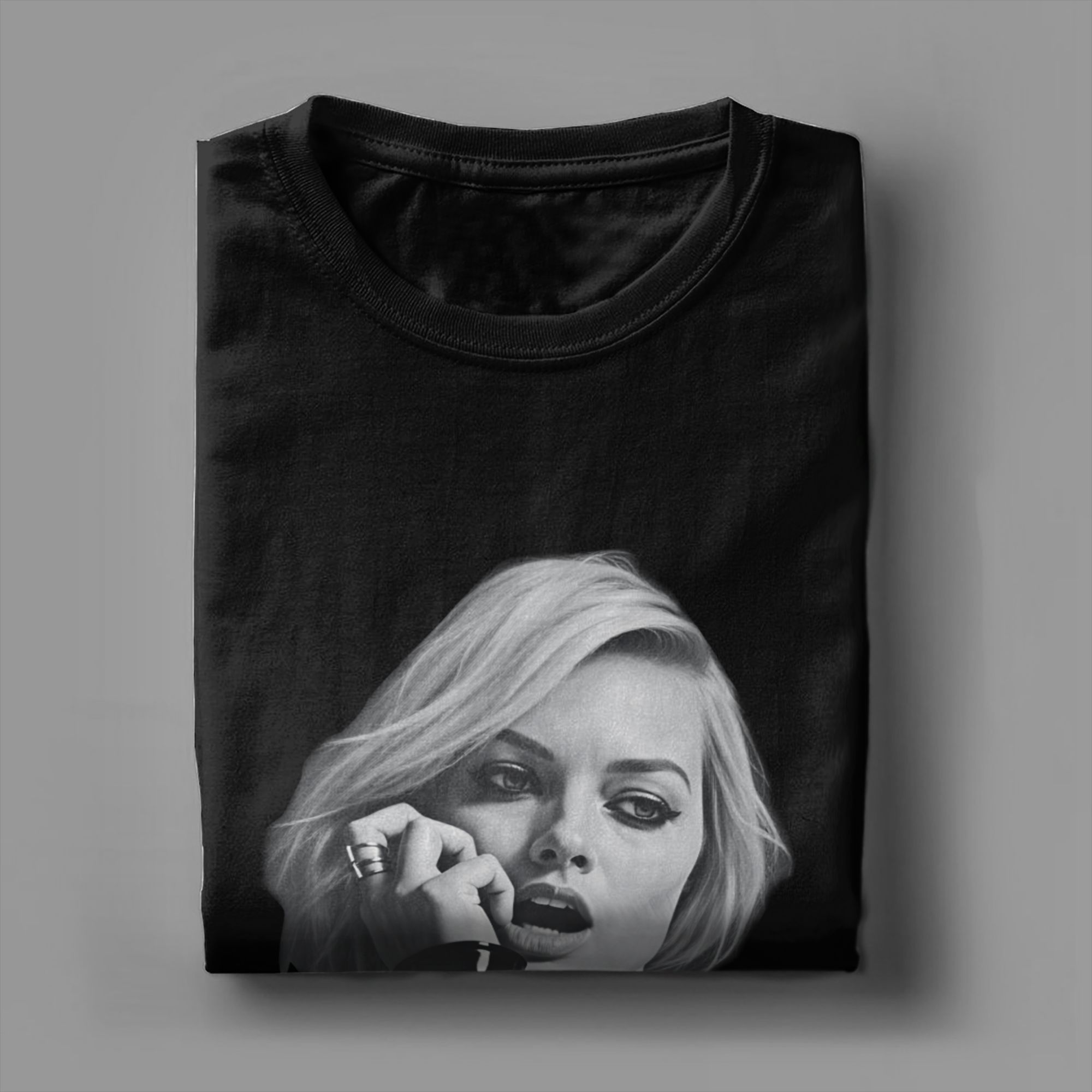 Margot Robbie Poster T-Shirt E - Poster Men Fashion incelemesi ve fiyatı
