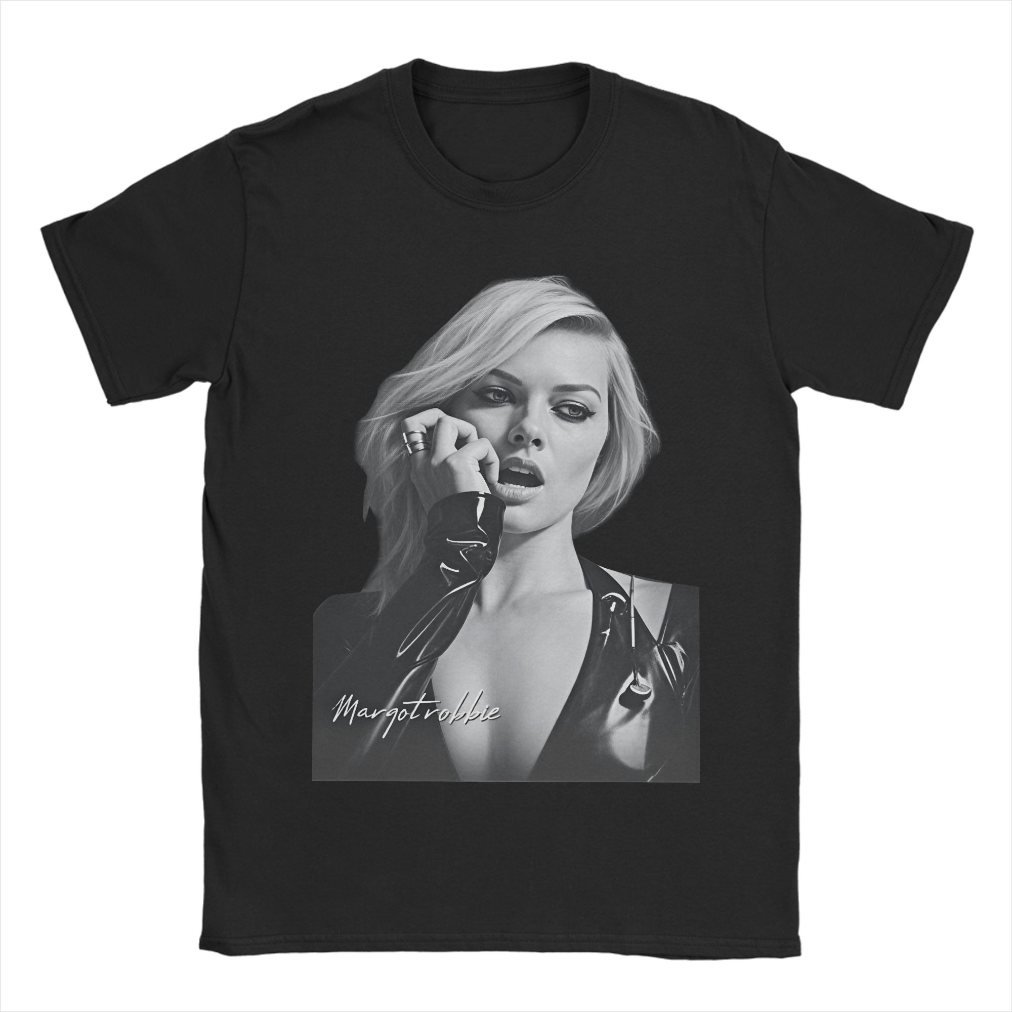 Margot Robbie Poster T-Shirt E - Poster Men Fashion incelemesi ve fiyatı