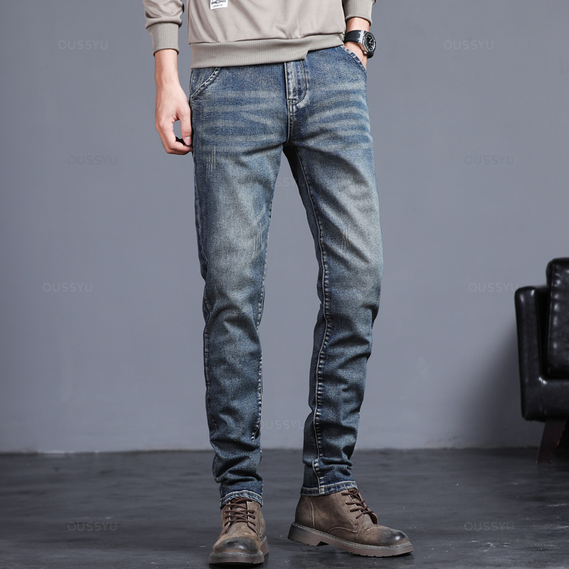 İlkbahar Sonbahar erkek Klasik - Men'S Fashion Grey Jeans incelemesi ve fiyatı