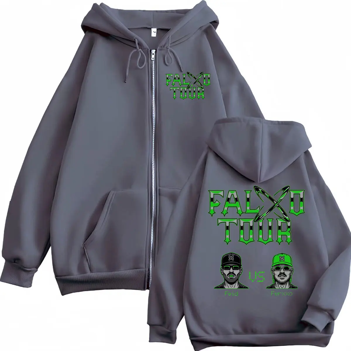 Feid Vs Ferxxo Falxxo Turnesi  - Mens Fashion Zip Up Hoodies incelemesi ve fiyatı