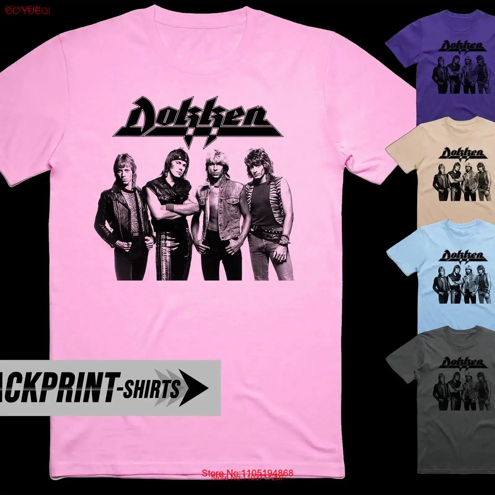 Dokken Tişört pamuklu Erkek he - Poster Men Fashion incelemesi ve fiyatı